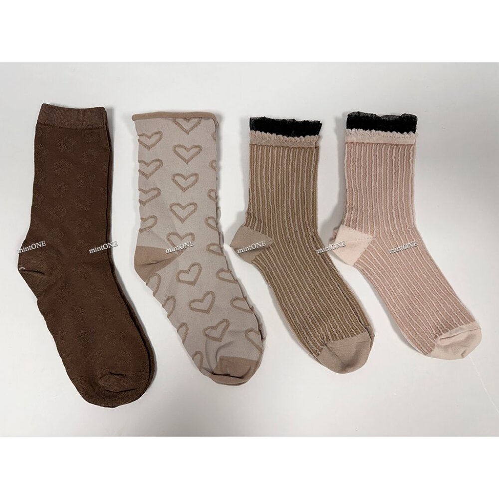 NEW Women's Fashion 4Pair Socks